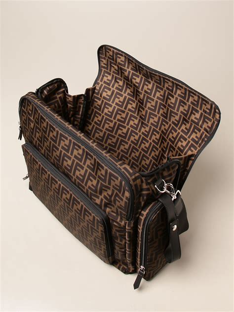 fendi brown diaper bag|Fendi diaper bag used.